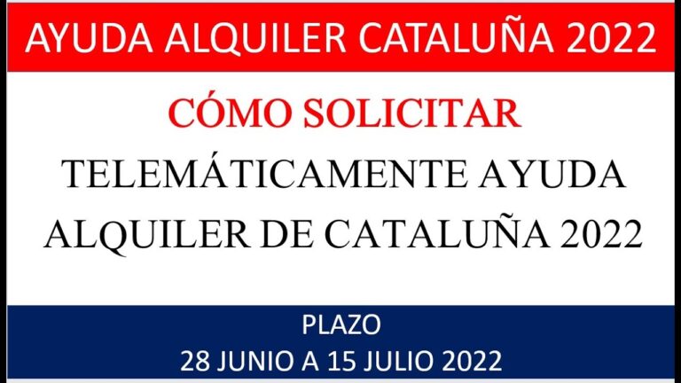 Guía para Solicitar Ayuda al Alquiler en Rubí
